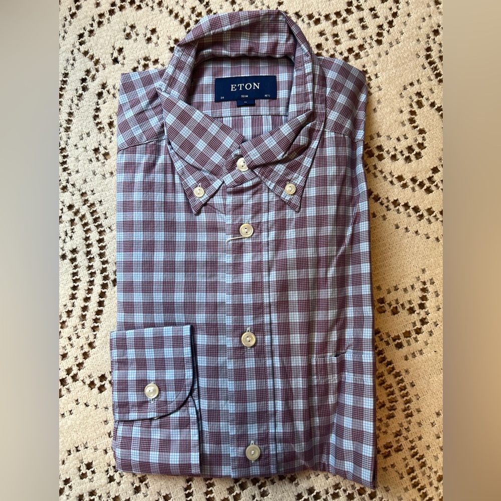 ETON Cotton, Twill Dress Shirt